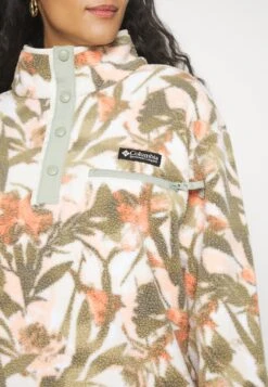 Columbia Helvetia™ Cropped Half Snap - Fleece Trui - Chalk/Floriculture -Beste Kleding Winkel 005c16a073dc45dd9a8bebfa5bf2f338