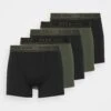 Pier One 5 Pack - Onderbroeken -Black/Khaki -Beste Kleding Winkel 00955010cec94d048deaec05ec199c27