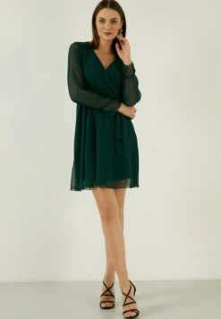 LELA Mini- Jurk - Petrol Blue 12 LELA Mini- Jurk - Petrol Blue -Beste Kleding Winkel 03dfb18069eb49e7a9d45aeb4aeaef3b