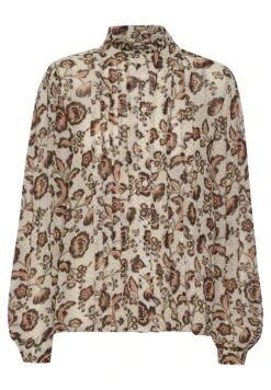 Part Two Viktorine - Overhemdblouse - Koi Japanese Flower Print -Beste Kleding Winkel 05cf054ba99b4551870b9d64cc0c000e