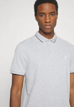 Pier One 2 Pack - Poloshirt - Light Grey/Dark Blue -Beste Kleding Winkel 0618cc4346fb46939d29de2c2bc7ed81