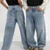 YOURTURN Baggy Jeans Unisex - Relaxed Fit Jeans - Dark Blue Denim -Beste Kleding Winkel 065c168ac6014a5eabb0b9d456597c17