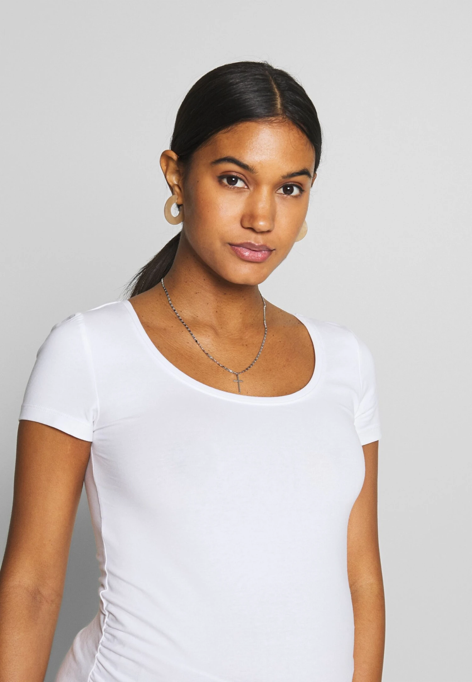 3Er Pack - T-Shirt Basic - White/Black/Dark Grey 9 3Er Pack - T-Shirt Basic - White/Black/Dark Grey - Afbeelding 7