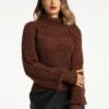 Faina Nally - Trui - Braun -Beste Kleding Winkel 0eda65e36055489997b9b29d90608211