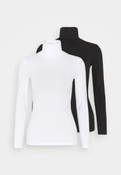 Anna Field 2 Pack - Longsleeve - Black/White -Beste Kleding Winkel 0fcff950906943e8a3b550c9d4c8162c