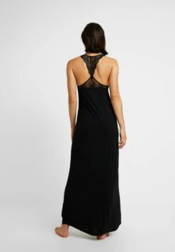 Anna Field Anna Long Viscose Dress- Nachtjapon - Black -Beste Kleding Winkel 10e5b321d6434ffdbbb5d172b7ad7489