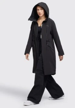 Khujo Marnia - Regenjas - Schwarz -Beste Kleding Winkel 14f335883f6a405fa491868ee7d8a001