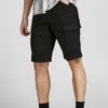 Jack & Jones Unifarbene Dex Mit Cargotaschen - Shorts - Schwarz -Beste Kleding Winkel 154a47238a534aa086c3d32d06e2c2ad