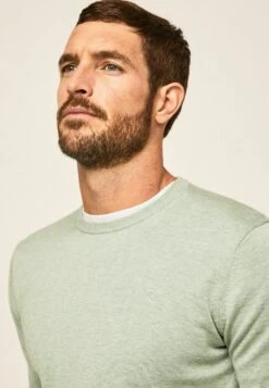 Hackett London Crew - Trui - Dusty Green -Beste Kleding Winkel 15c40bd7f8bd491b945c483dd76b4de6