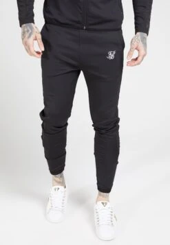 SikSilk Creased Pants - Trainingsbroek - Black