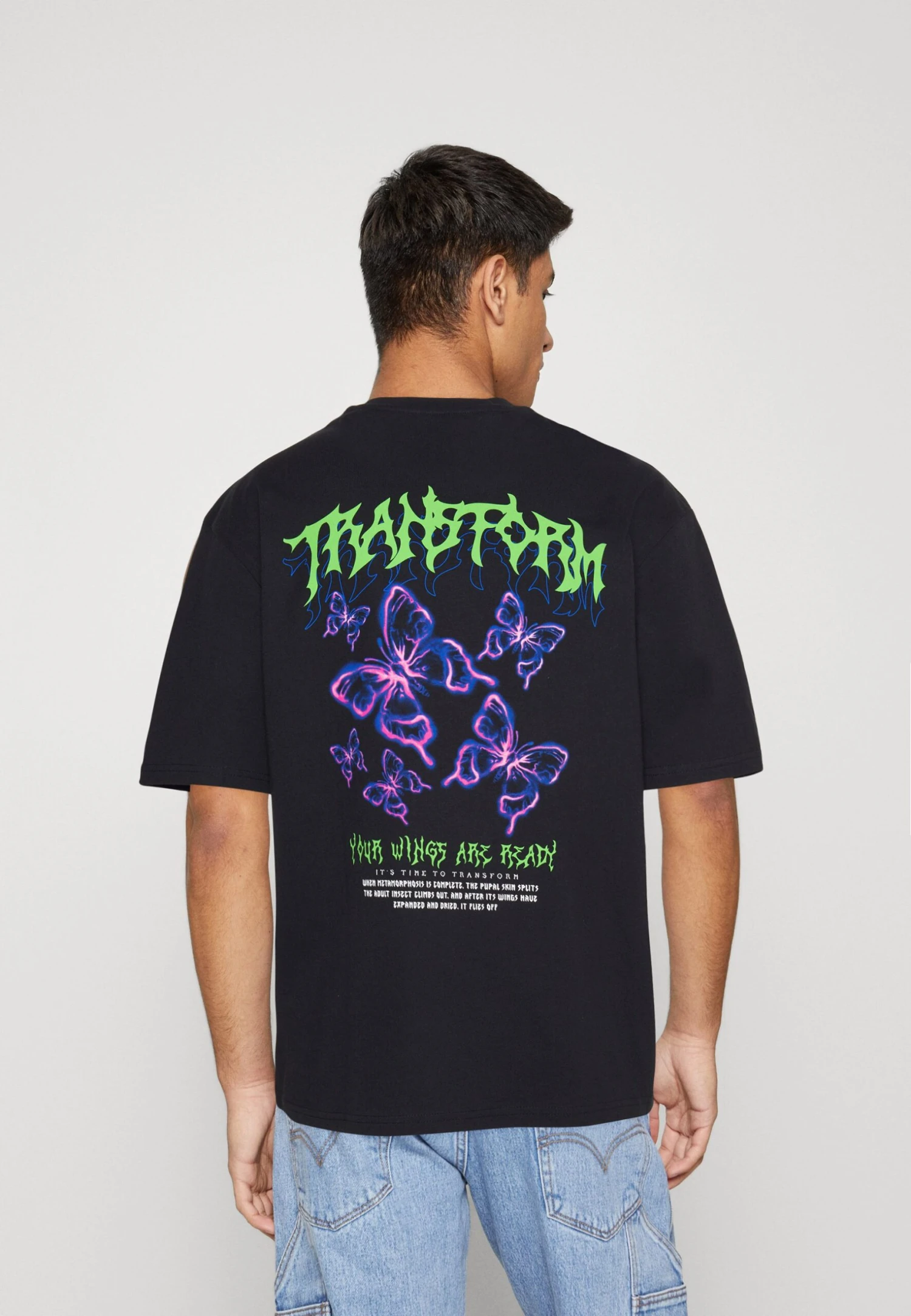 YOURTURN Unisex - T-Shirt Print - Black 5 YOURTURN Unisex - T-Shirt Print - Black - Afbeelding 3