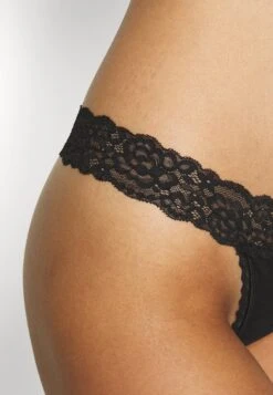 Anna Field 10Pp Cotton And Lace Thong - String - Black -Beste Kleding Winkel 1e3643c56d2f40289953e14d52bb3ace