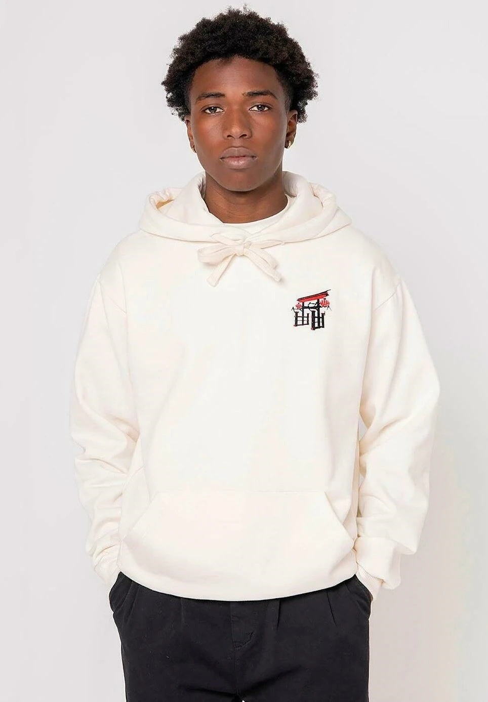 Kaotiko Geisha - Hoodie - Ivory 5 Kaotiko Geisha - Hoodie - Ivory - Afbeelding 3