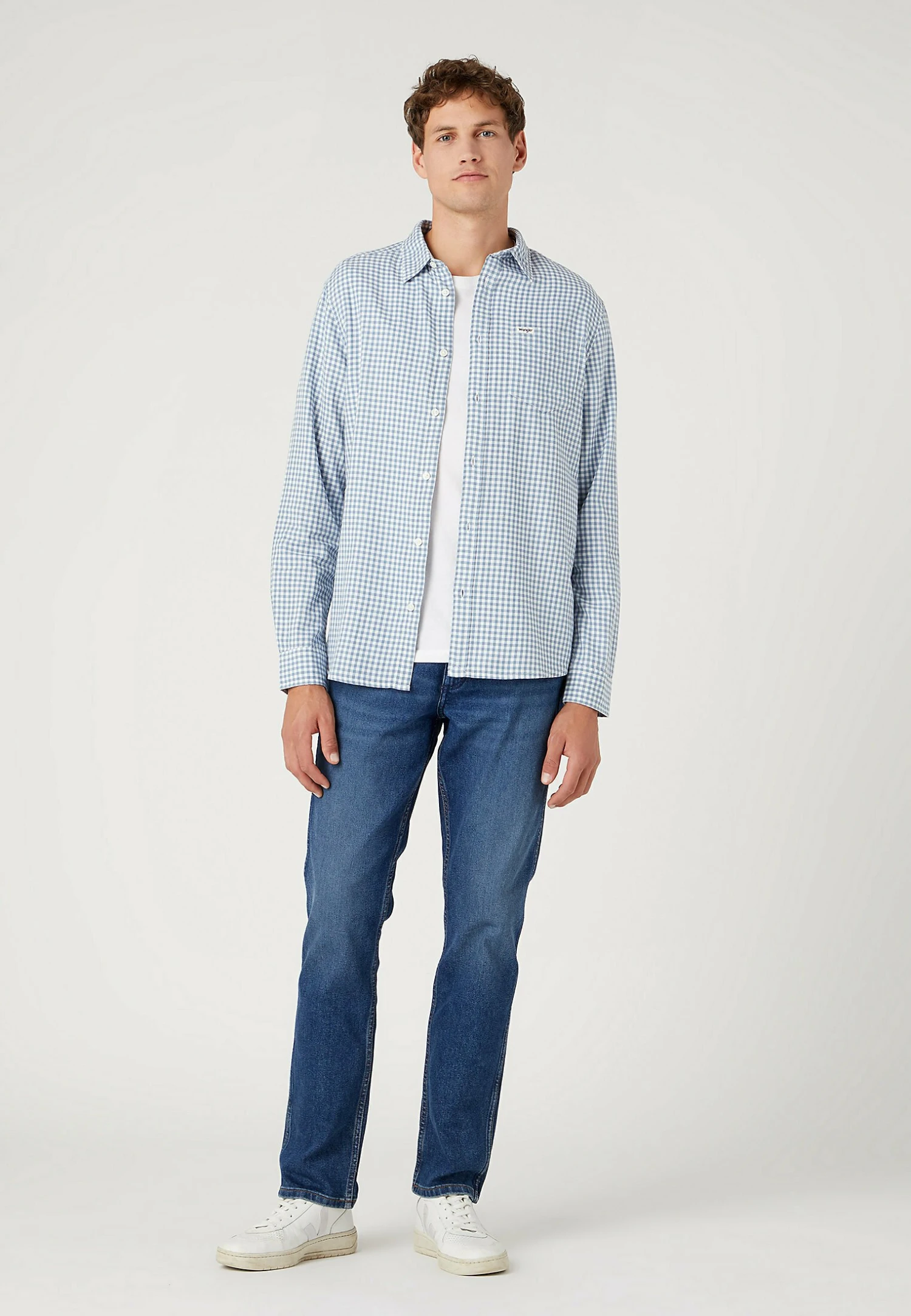 Wrangler 1 Pocket - Overhemd - Captains Blue 4 Wrangler 1 Pocket - Overhemd - Captains Blue - Afbeelding 2