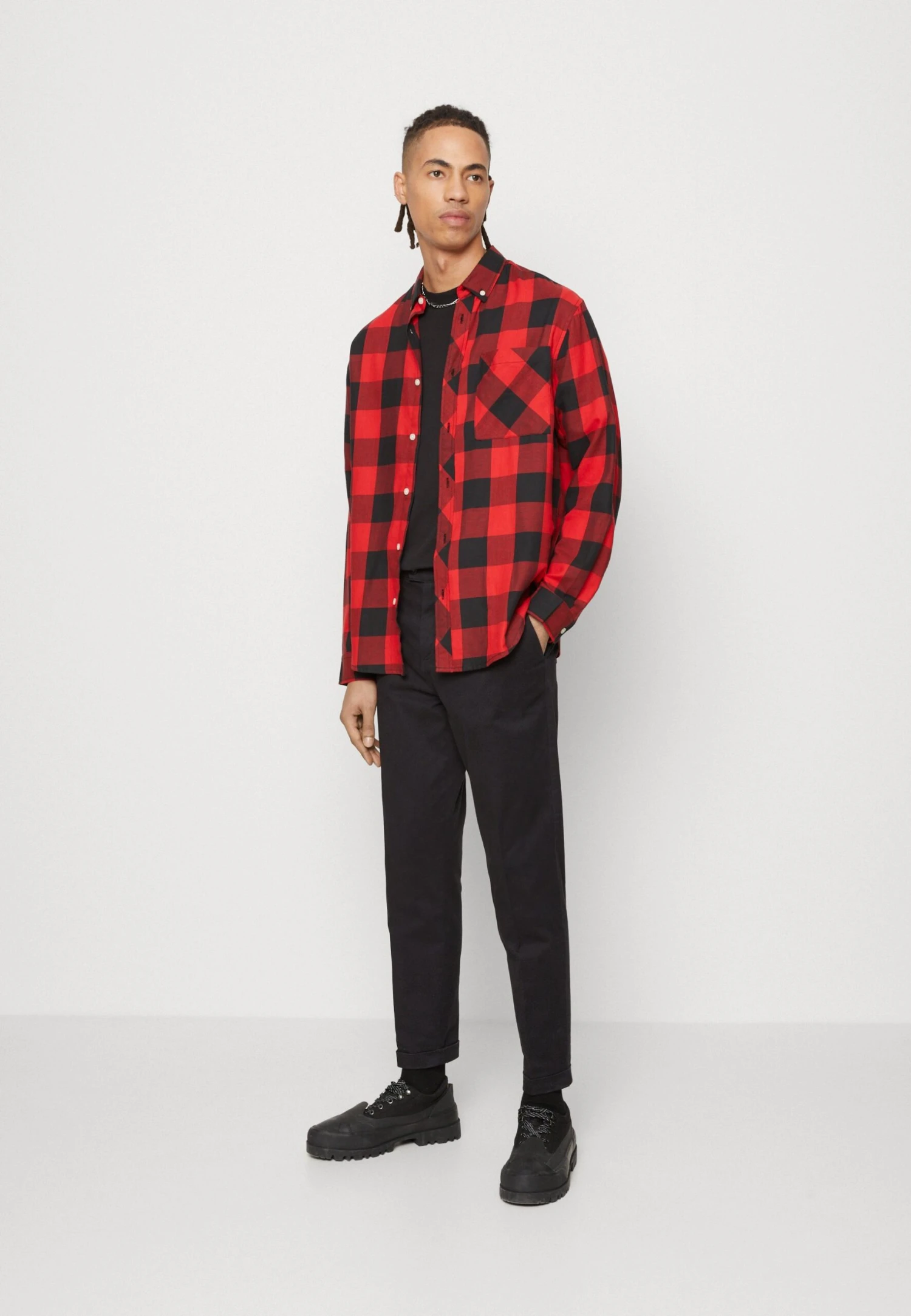 Redefined Rebel Owen Shirt - Overhemd - Fiery Red 4 Redefined Rebel Owen Shirt - Overhemd - Fiery Red - Afbeelding 2