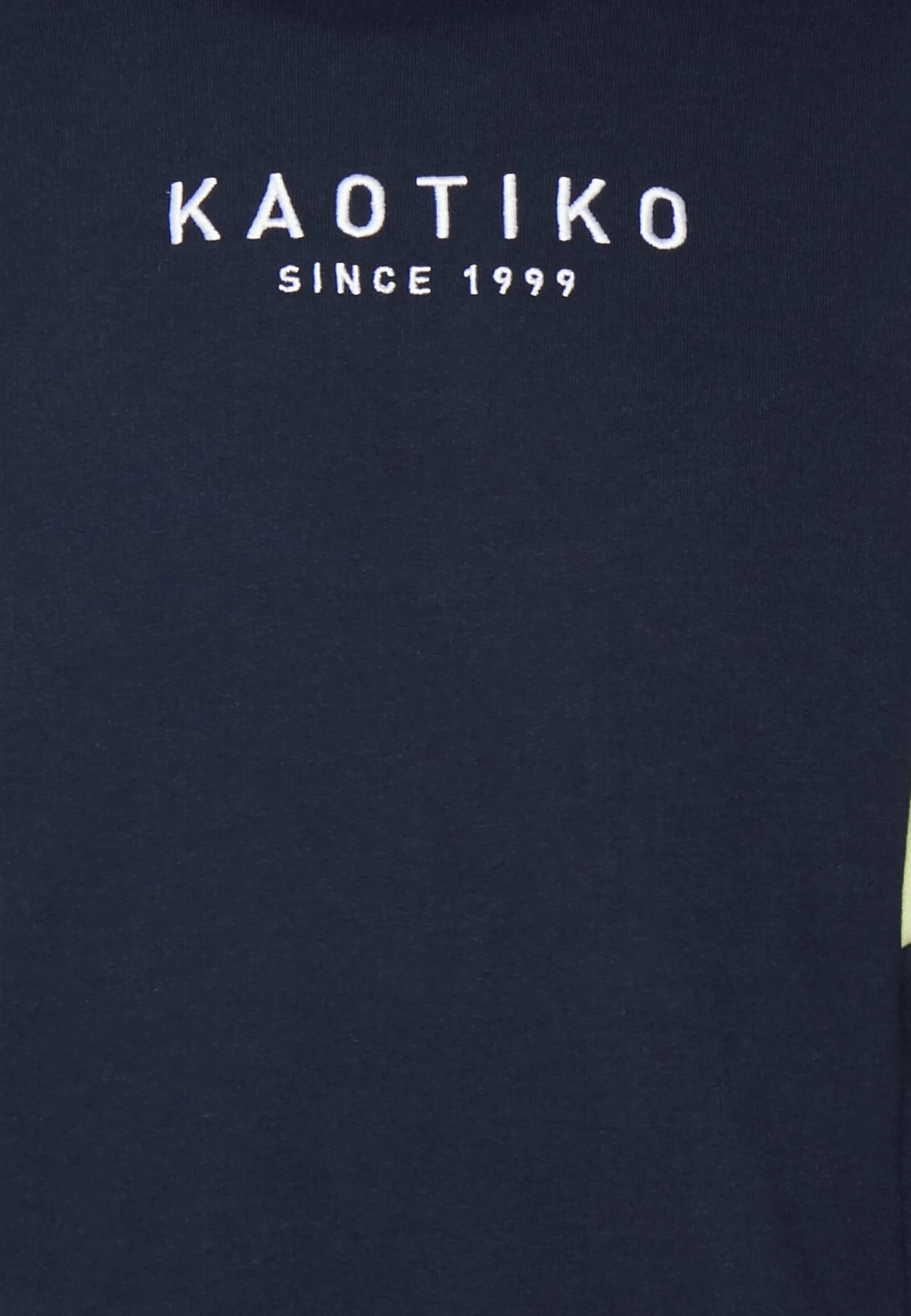 Kaotiko Sud Cap Ewan - Hoodie - Navy/Green/Coral 5 Kaotiko Sud Cap Ewan - Hoodie - Navy/Green/Coral - Afbeelding 3