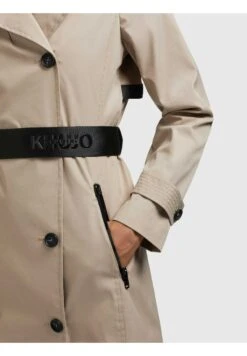 Khujo Trenchcoat - Beige 16 Khujo Trenchcoat - Beige -Beste Kleding Winkel 24ae667d495d404281cc378a4e6e4023