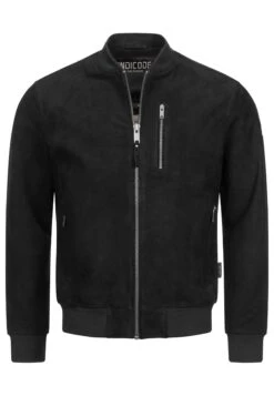 Indicode Jeans Captain - Leren Jas - Black -Beste Kleding Winkel 26e0963db1c64e7180d712b970446bad