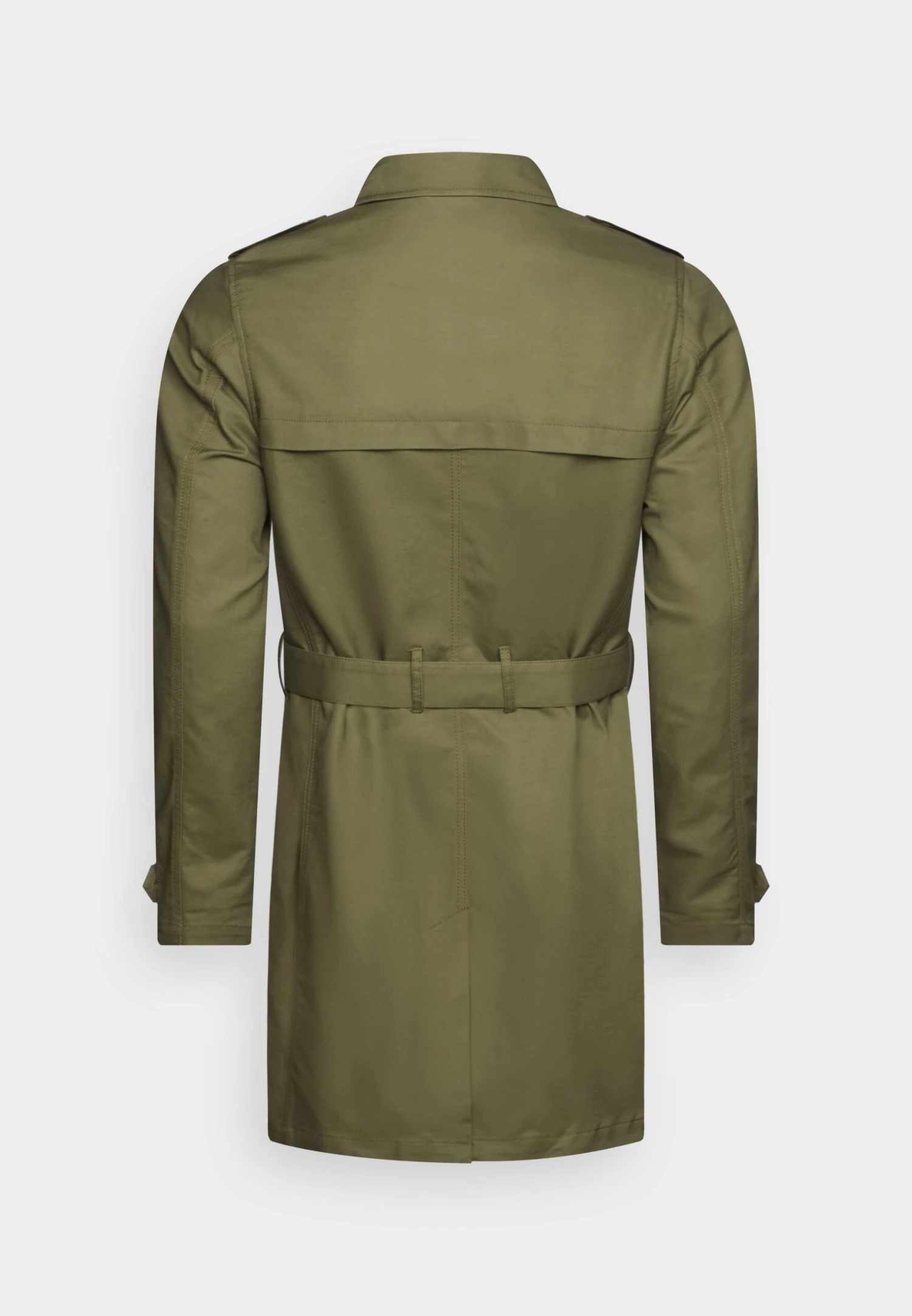 Pier One Trenchcoat - Olive 4 Pier One Trenchcoat - Olive - Afbeelding 2