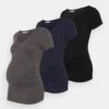 3 Pack - T-Shirt Print - Black /Dark Grey/Dark Blue 1 3 Pack - T-Shirt Print - Black /Dark Grey/Dark Blue -Beste Kleding Winkel 29679c257fe941b2b6b2b1cdb4e7f000