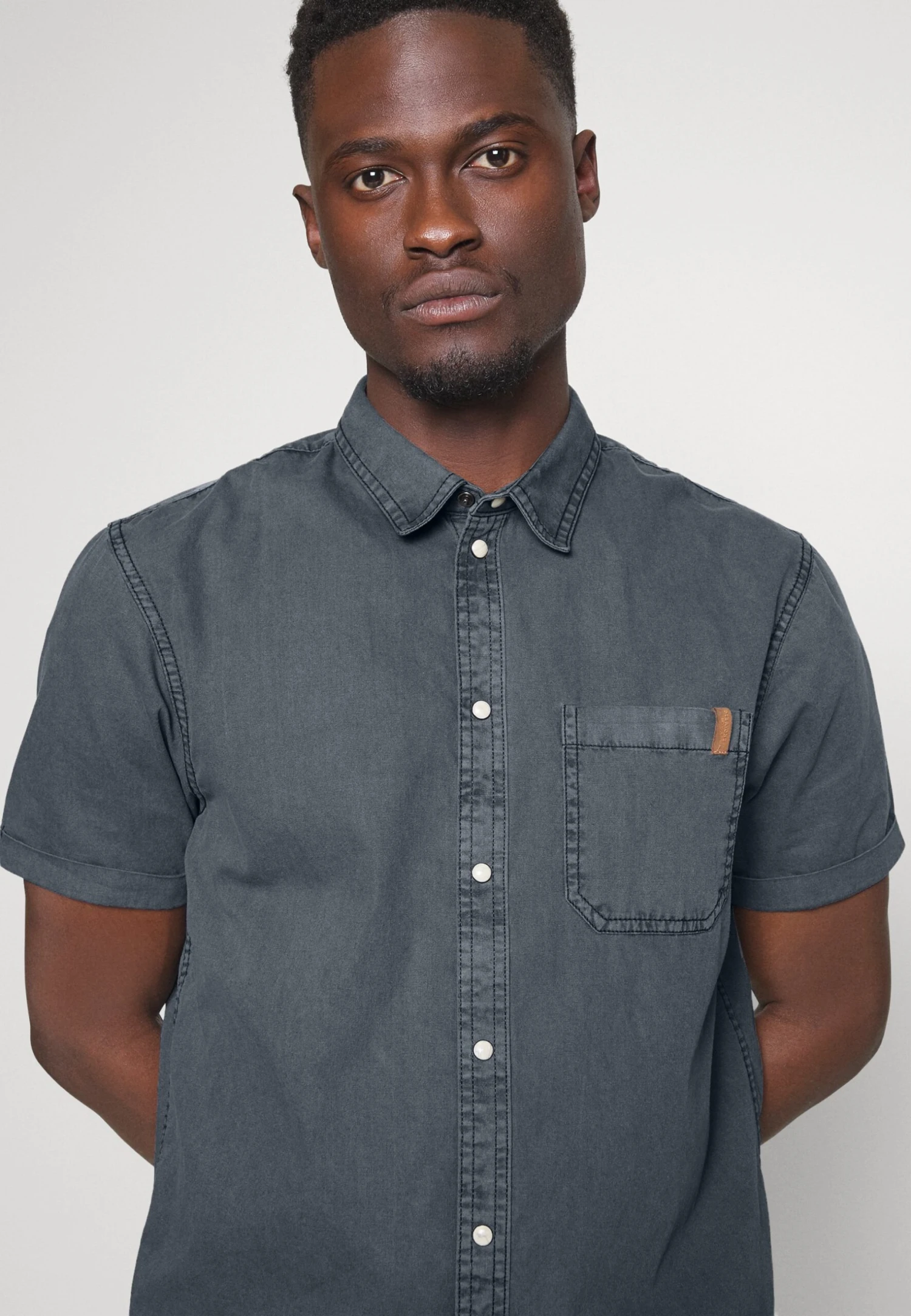 Pier One Overhemd - Blue-Grey 6 Pier One Overhemd - Blue-Grey - Afbeelding 4