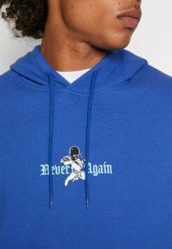 YOURTURN Never Again Hoodie Unisex - Hoodie - Dark Blue -Beste Kleding Winkel 2d8a85854f2e4b19af2448f09bac9708