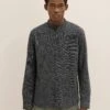 TOM TAILOR Denim Overhemd - Black/Off White Structure -Beste Kleding Winkel 2f3c3e247ec04f3c897cb55777d2934f
