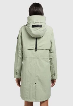 Khujo Adda - Halflange Jas - Blassgrün -Beste Kleding Winkel 2fd21b42ecee413b834e8f60bd9720e5