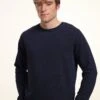 Henry Tiger Organic Crewneck - Sweater - Navy Blue