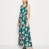 Anna Field Maxi-Jurk - Dark Green/Pink -Beste Kleding Winkel 349e7b693be543d888d23f32836eca05