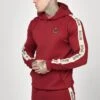 SikSilk Hoodie With Gothic Side Tape - Longsleeve - Burgundy 2 SikSilk Hoodie With Gothic Side Tape - Longsleeve - Burgundy -Beste Kleding Winkel 367fcd7157b34eda8e66b224dc2299a7