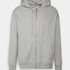 YOURTURN Relaxed Fit Unisex - Sweater Met Rits - Mottled Light Grey -Beste Kleding Winkel 39e30f2e0b3a4233a7ba3334409eb553