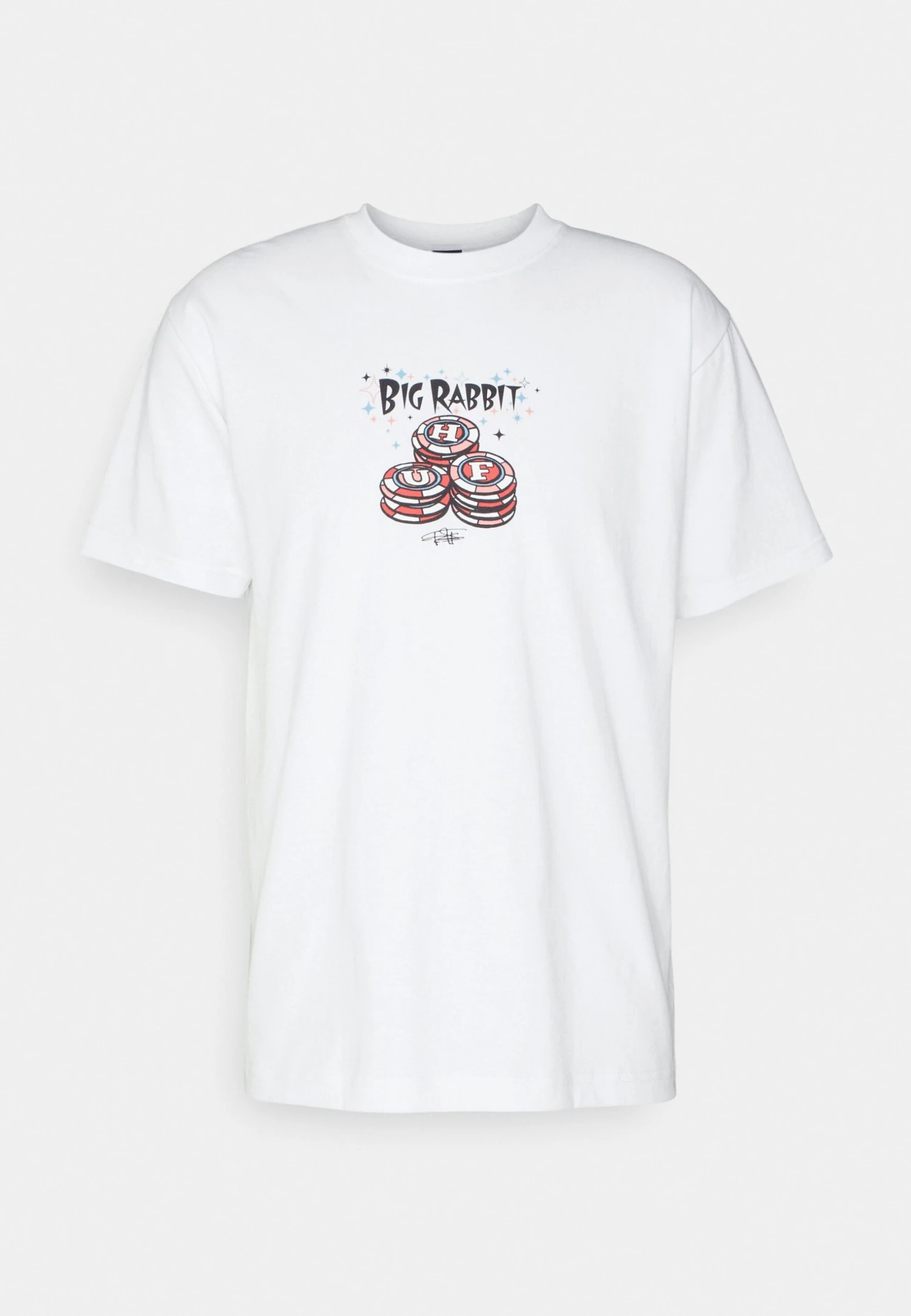 HUF Chips Tee - T-Shirt Print - White 6 HUF Chips Tee - T-Shirt Print - White - Afbeelding 4