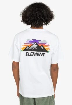 Element Cloud Mountain - T-Shirt Print - Off White