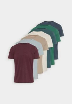 Pier One 7 Pack - T-Shirt Basic - Blue/Mottled Bordeaux/White 23 Pier One 7 Pack - T-Shirt Basic - Blue/Mottled Bordeaux/White -Beste Kleding Winkel 40238aec486841c1aa91cee1f0bc607e