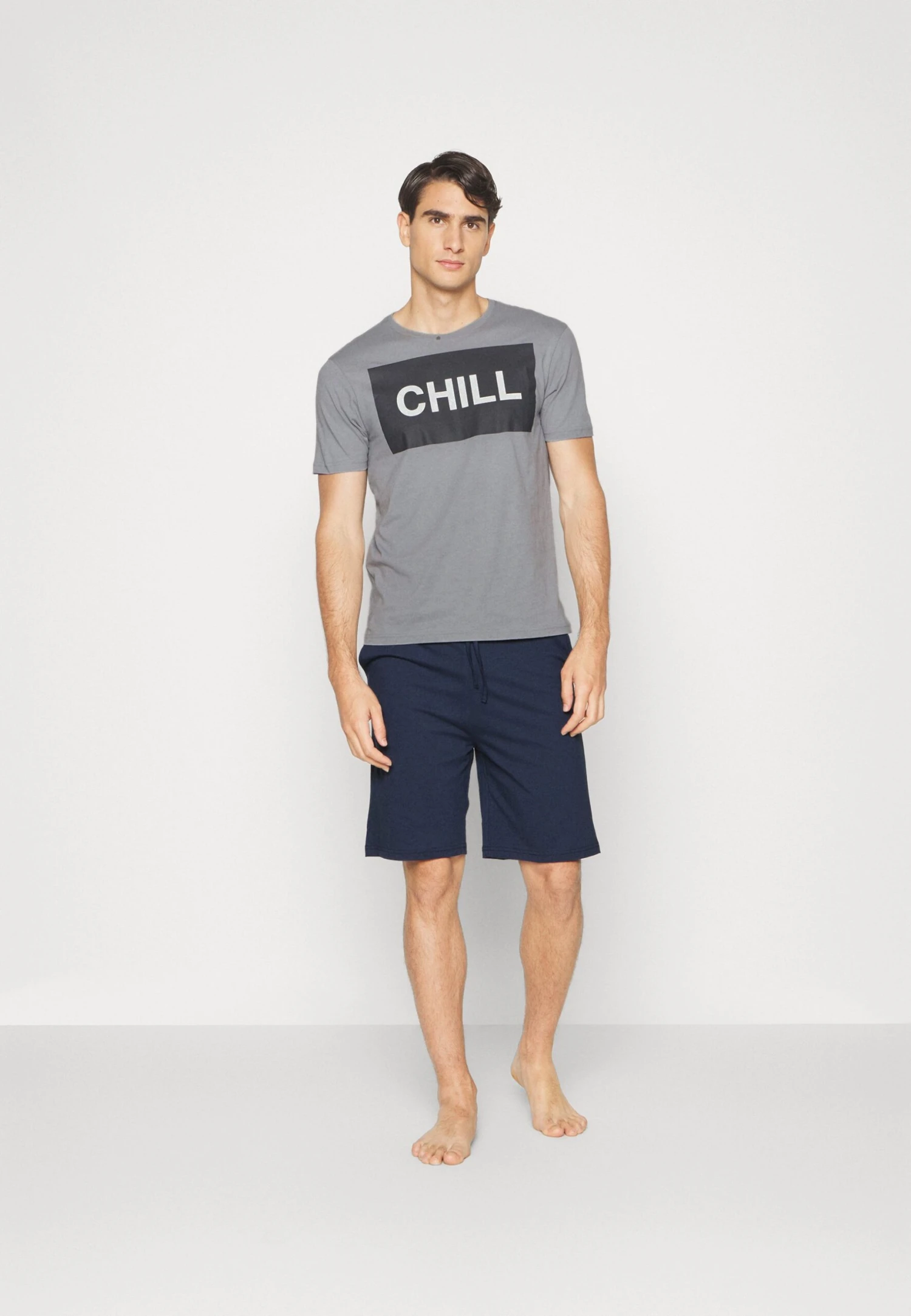 Pier One Pyjama - Dark Blue/Grey 4 Pier One Pyjama - Dark Blue/Grey - Afbeelding 2