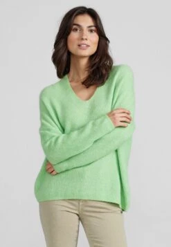 Mos Mosh Thora V Neck- Trui - Arcadian Green