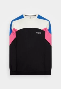 Kaotiko Crew Dru Unisex - Sweater - Ivory/Black/Royal/Fuxia -Beste Kleding Winkel 44a0cf2569d04fda919473abda635e36