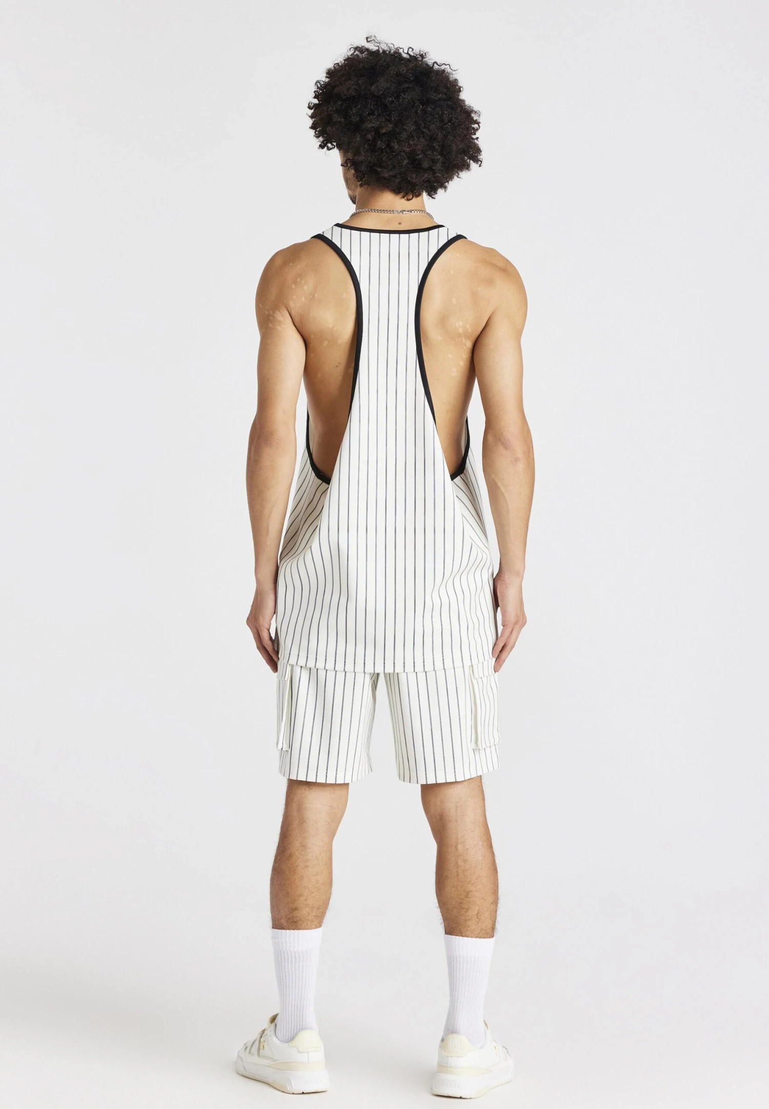 SikSilk Anniversary Racer- Top - Ecru 5 SikSilk Anniversary Racer- Top - Ecru - Afbeelding 3