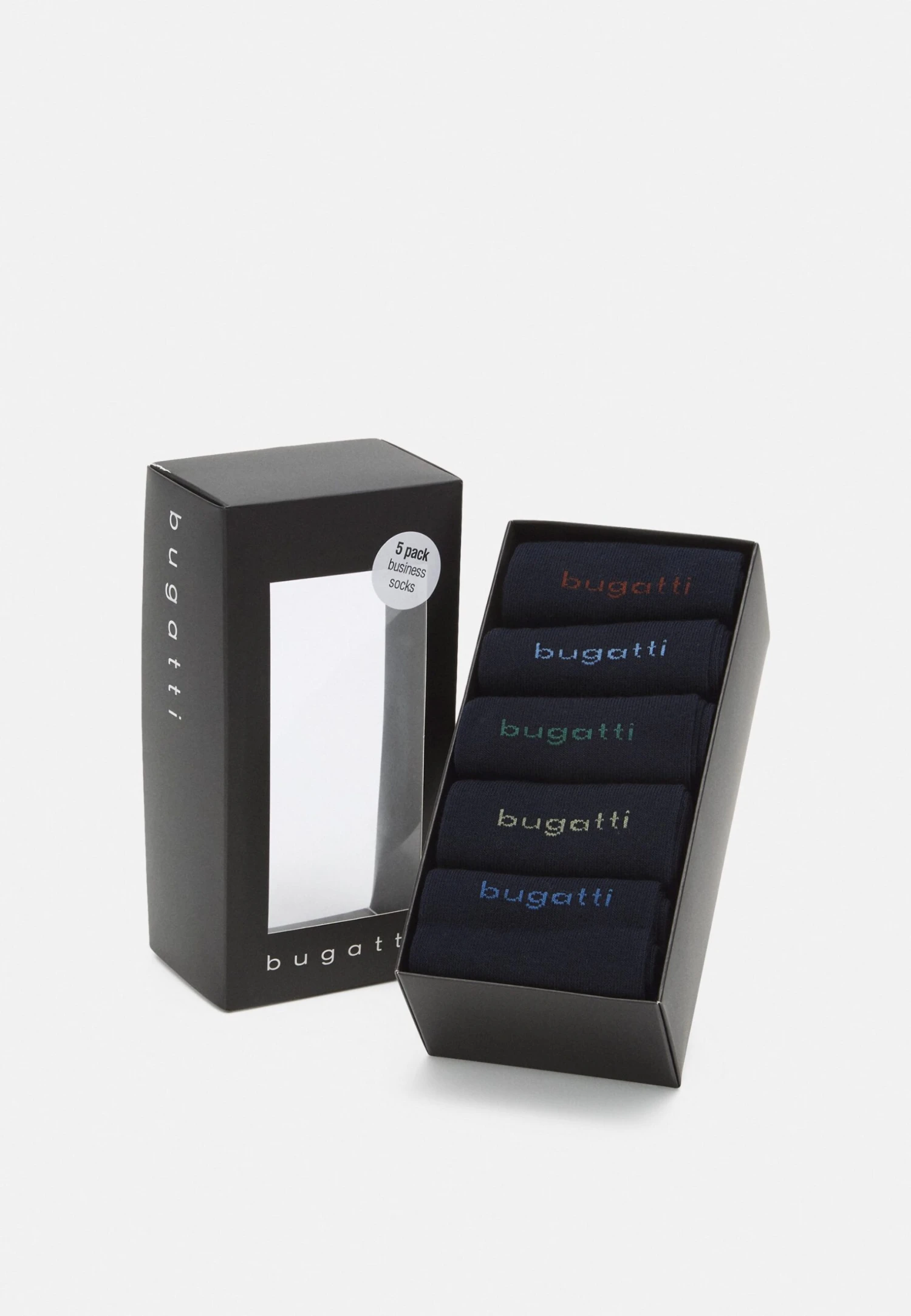 Bugatti Business Socks Box 5 Pack - Sokken - Dark Blue 4 Bugatti Business Socks Box 5 Pack - Sokken - Dark Blue - Afbeelding 2