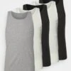 Pier One 5 Pack - Hemd - 802 - Black_102 - Grey_001 - White -Beste Kleding Winkel 46f8a04670f84f6ca6219bf7d3fe27a4