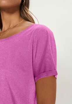 Mos Mosh Kay Tee - T-Shirt Basic - Vivid Viola -Beste Kleding Winkel 4709a0627ab34dd095b85e7659f6456e