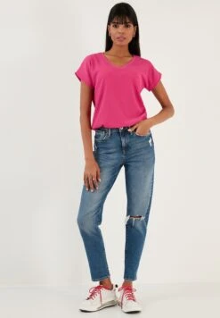 LELA Regular Fit - Blouse - Fuchsia 9 LELA Regular Fit - Blouse - Fuchsia -Beste Kleding Winkel 472190aec4c24b8f824948246af3c98a