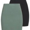 Even&Odd 2 Pack - Minirok - Khaki/Black 2 Even&Odd 2 Pack - Minirok - Khaki/Black -Beste Kleding Winkel 4771ba3ccd8a4358af788465ae60352f