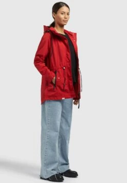 Khujo Caima2 - Parka - Rot -Beste Kleding Winkel 4948fe673ae34fad83f2e0c7dee9f669