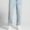 BERSHKA Vintage - Straight Leg Jeans - Light Blue