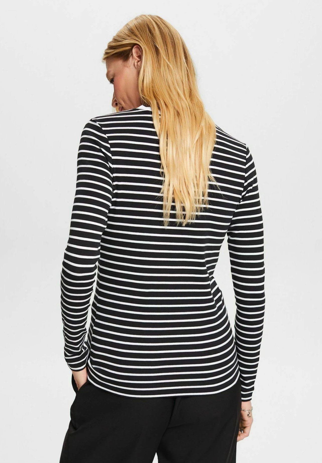 ESPRIT Muschelkante Am Ausschnitt - Longsleeve - Black 5 ESPRIT Muschelkante Am Ausschnitt - Longsleeve - Black - Afbeelding 3