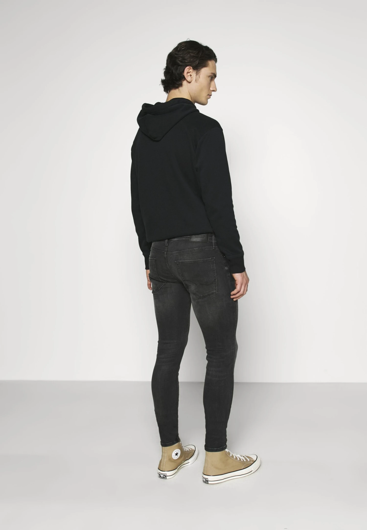 Jack & Jones Jjitom Jjoriginal- Jeans Skinny Fit - Black Denim 5 Jack & Jones Jjitom Jjoriginal- Jeans Skinny Fit - Black Denim - Afbeelding 3