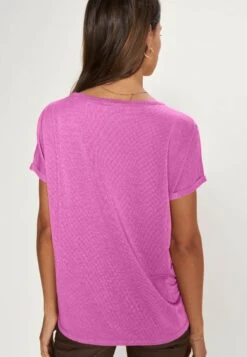 Mos Mosh Kay Tee - T-Shirt Basic - Vivid Viola -Beste Kleding Winkel 5248de0f6d994a909b304e7ea129dc15
