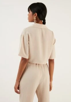 LELA Regular Fit - Overhemdblouse - Stone -Beste Kleding Winkel 5446cfcaf85c40fc8c463e072025e79f